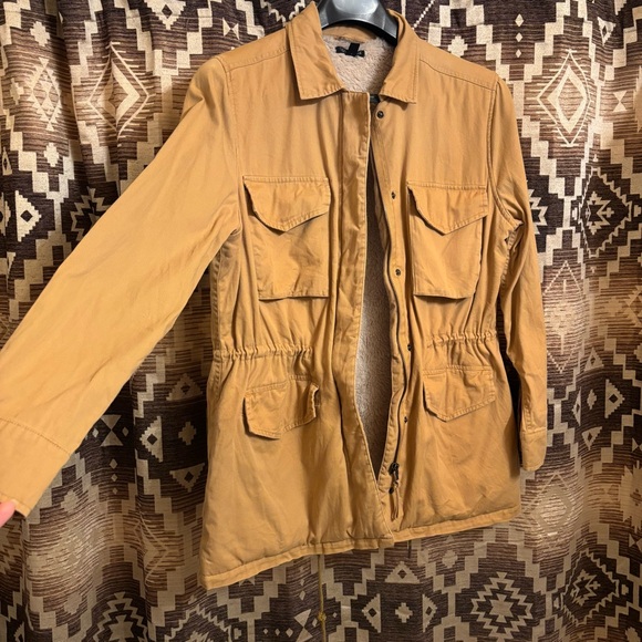 Women’s Versona Fur Lined Cargo Jacket, Size L, 100% Cotton - Picture 6 of 11